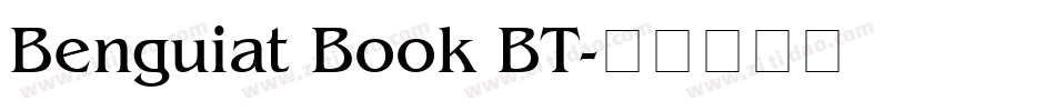 Benguiat Book BT字体转换